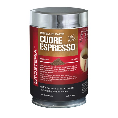 Cuore espresso 90% - mletá káva 250g