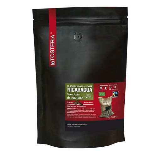 LaTosteria Nicaragua - 100%A  zrnková káva 1kg   BIO/Faitrade