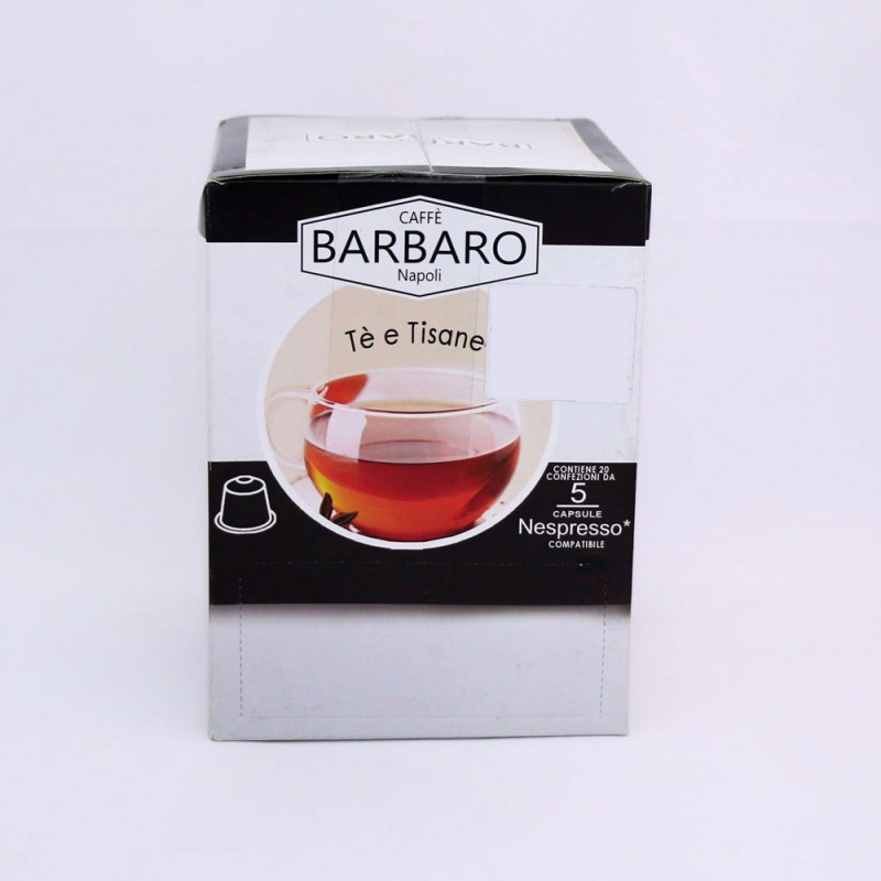 Čaj Barbaro kapsle  Nespresso® - zenzero e limone 5x20